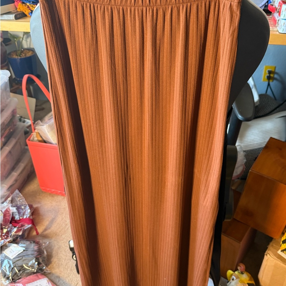 LuLaRoe Rust Maxi Skirt